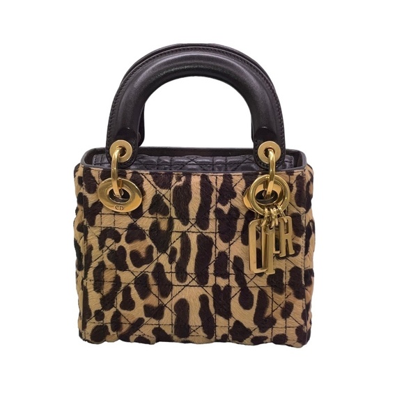 Christian Dior Dior Mini Leopard Handbag - Picture 3 of 12